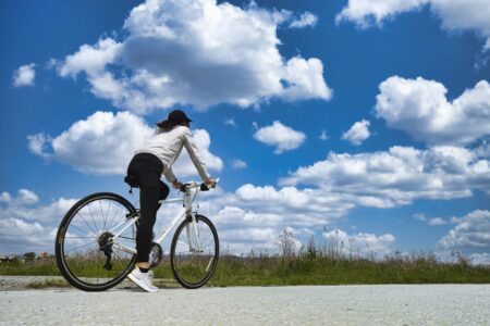 青天とサイクリング